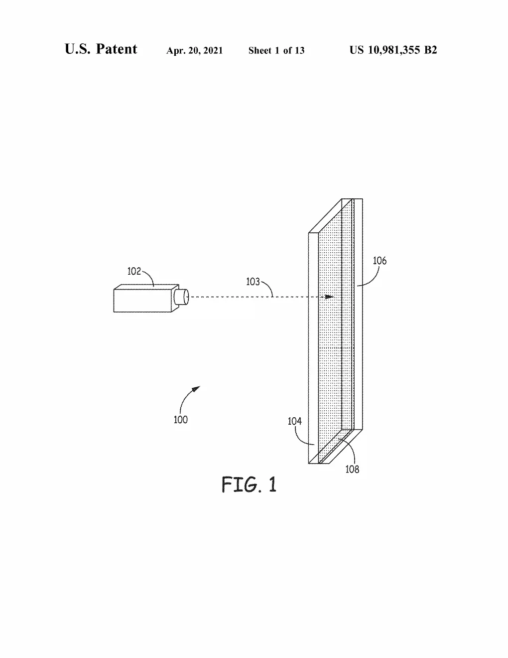 A laser fires its beam through a transparent sapphire sheet stacked against a metal plate, landing its energy at the hidden interface where the bond will form.